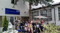Uczniowie klas 4a i 4d  nad morzem w Stegnie