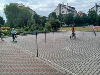 podczas egzaminu - jazda po torze