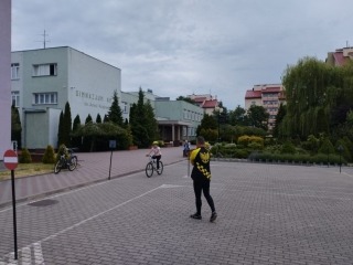 podczas egzaminu - jazda po torze