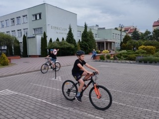 podczas egzaminu - jazda po torze