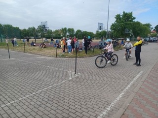 podczas egzaminu - jazda po torze