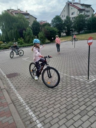 podczas egzaminu - jazda po torze