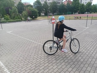 podczas egzaminu - jazda po torze