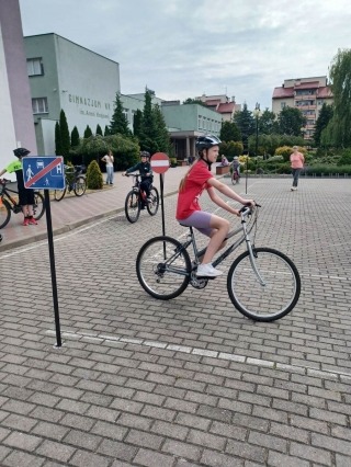 podczas egzaminu - jazda po torze