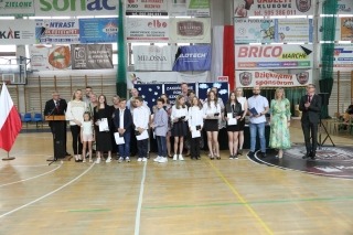 wyróżnieni uczniowie z kl.5b