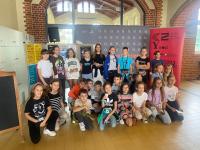 Klasa 4b w Kwidzyńskiej Grze Miejskiej