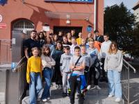 Klasa 6c w Komendzie Powiatowej w Kwidzynie