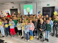 Klasa 3b na spotkaniu z Andrzejem Grabowskim
