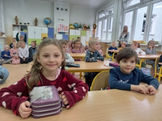 Przedszkolaki w szkole