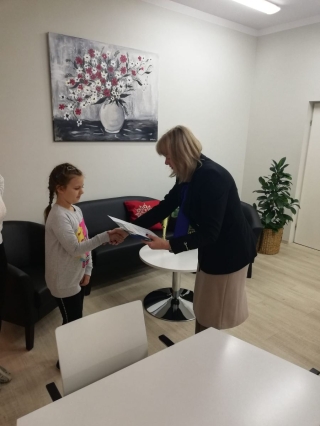 Laureatka z dyrektorką