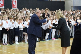 podziękowanie na ręce Pani Dyrektor
