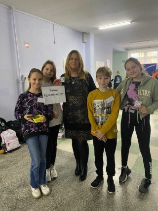 patrol egzaminacyjny z nauczycielem matematyki