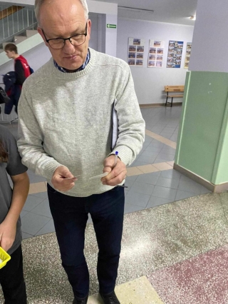 patrol egzaminacyjny w akcji sprawdzania