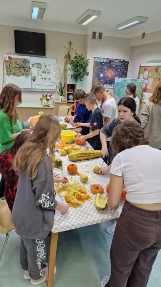 w Zielonej Szkole podczas zajęć