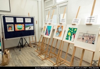 wystawa prac uczniowskich nagrodzonych