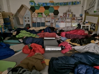 uczniowie z klas 4c i 4d