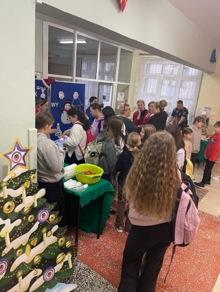 stoiska na szkolnym Jarmarku