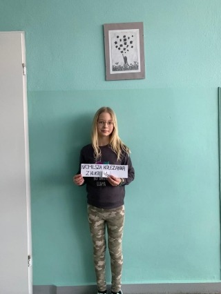 uczennica z 4b