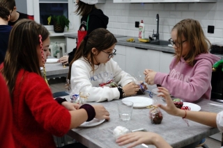 podczas wypieków świątecznych