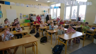 Dzieci świętują Walentynki