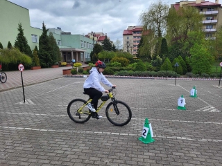 w miasteczku rowerowym