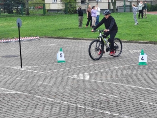 w miasteczku rowerowym