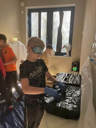 Dzieci wykonują zadania