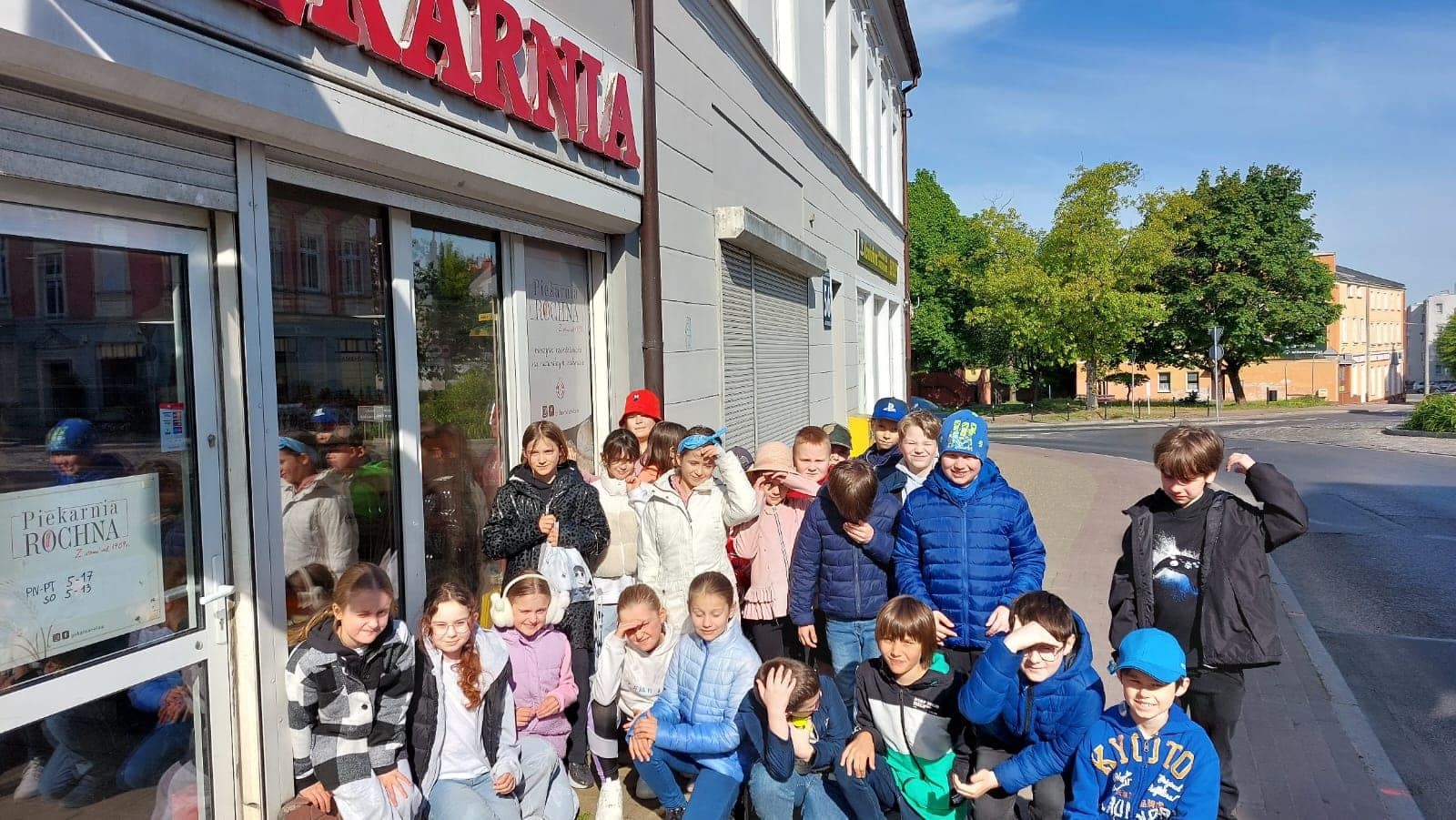 Dzieci w piekarni
