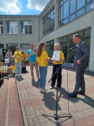 wręczanie dyplomów i nagród