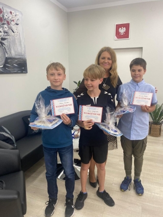 nagrodzeni uczniowie z 5d