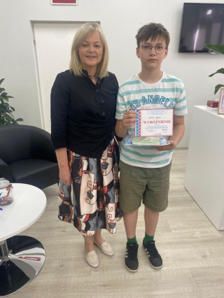 nagrodzony uczeń 5c