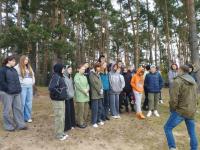 Klasa 7c na pikniku integracyjnym