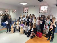 Klasa 4d na warsztatach z pierwszej pomocy przedmedycznej
