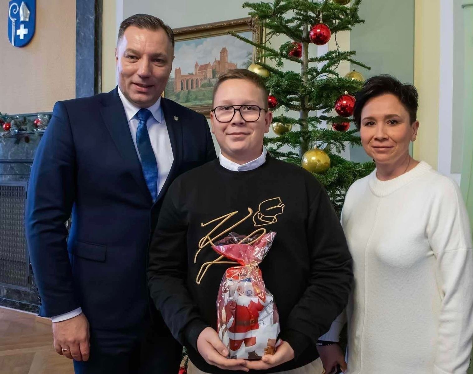 nagrodzony