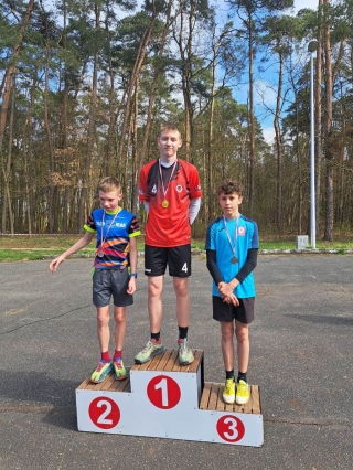 Oliwer Guziewicz na podium