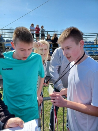 Oskar i Oliwer Guziewicz - I miejsce w biegu