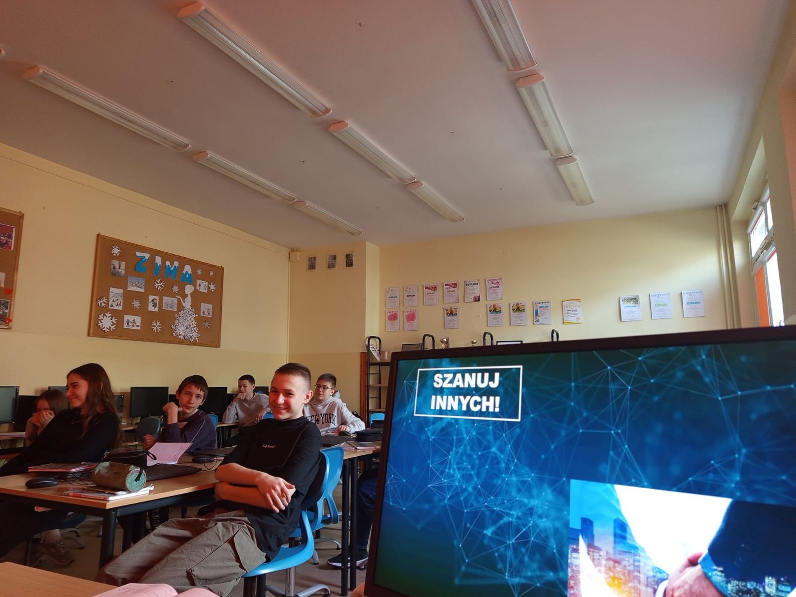 podczas zajęć DBI