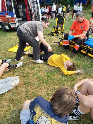 klasa 5c na warsztatach pierwszej pomocy