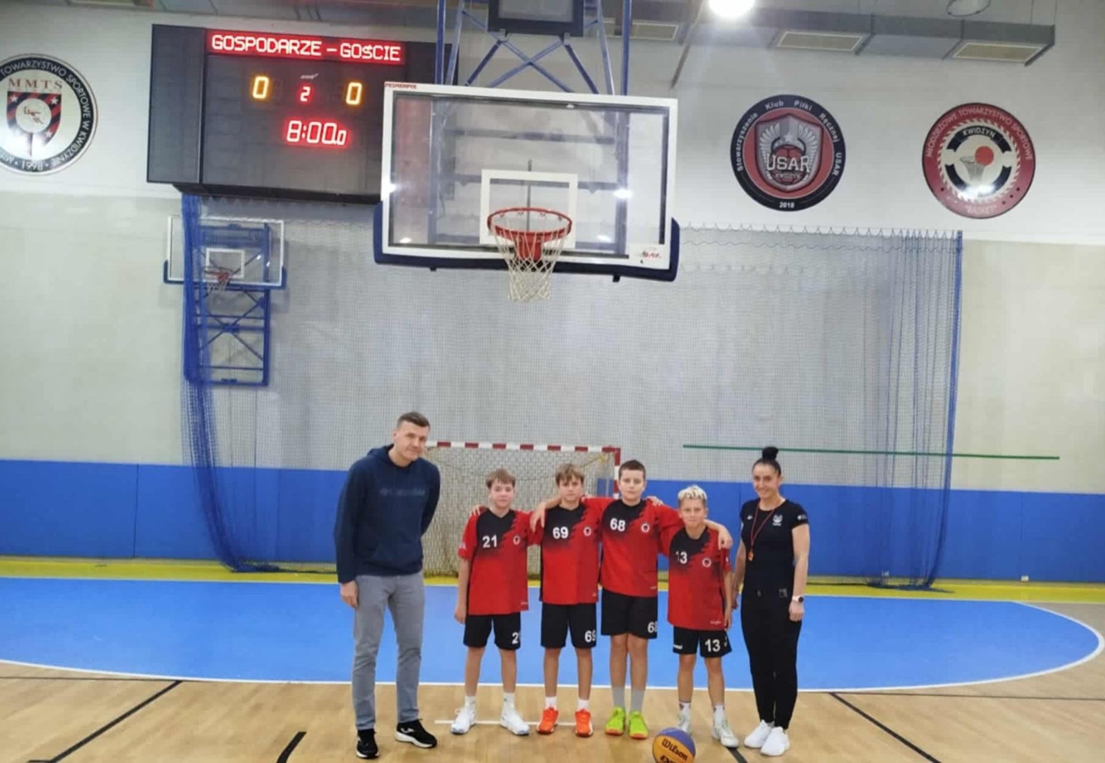 zawodnicy koszykówki