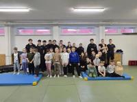 Ia podczas zajęć z pierwszej pomocy przedmedycznej w 2LO