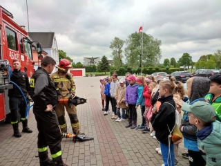 klasa 1a z wizytą w Straży Pożarnej