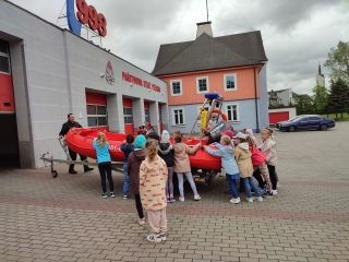 klasa 1a z wizytą w Straży Pożarnej